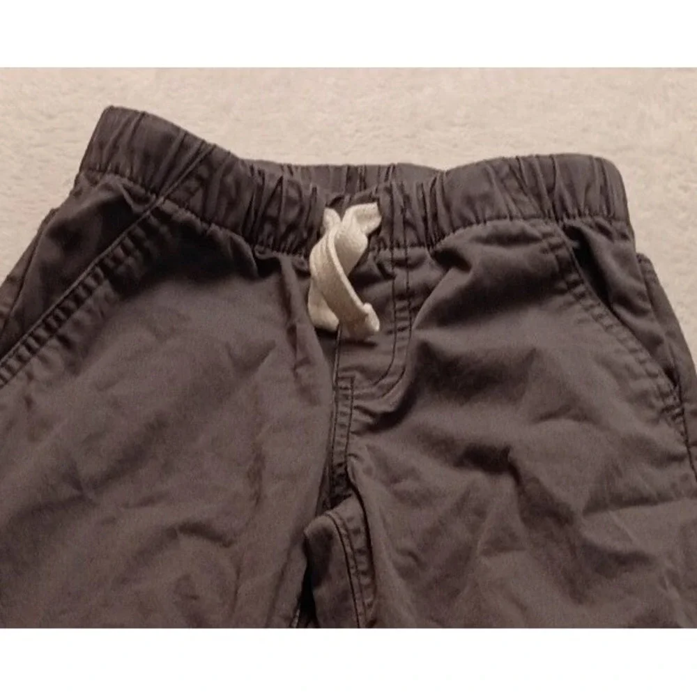 Cat & Jack Toddler Boys Gray Jogger Pants Size 4T Elastic Waist Drawstring NWOT